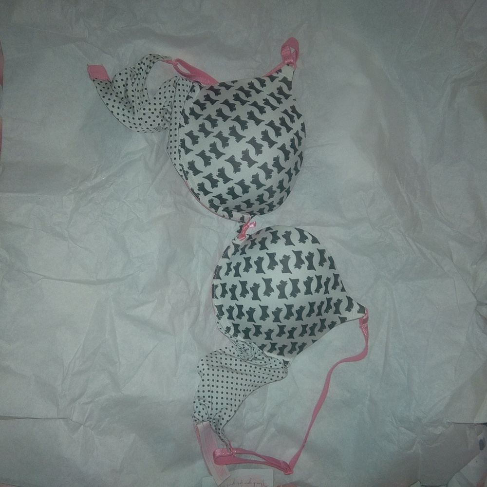Victoria secret black dog bra